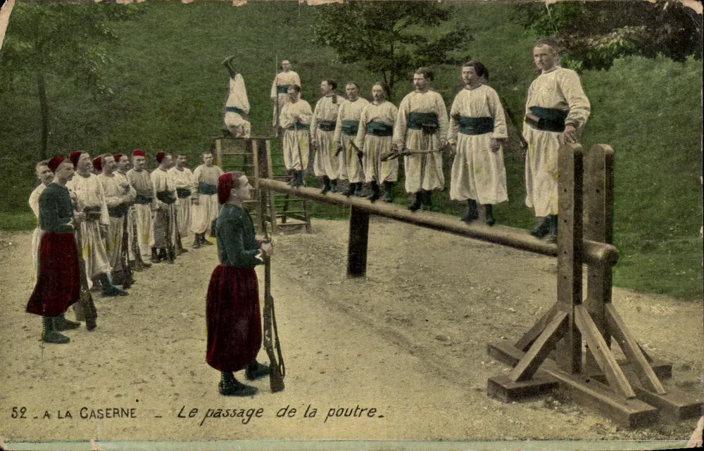Bei der Kaserne — Das Überqueren der Balken — 52 - Vorderseite