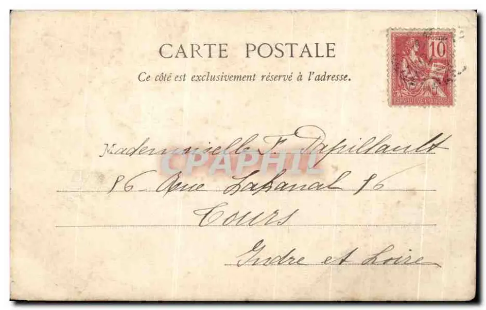 Eu trago a esperança — 1901/1902 — Fototipia A. Bergere et Cie, Nancy - Verso