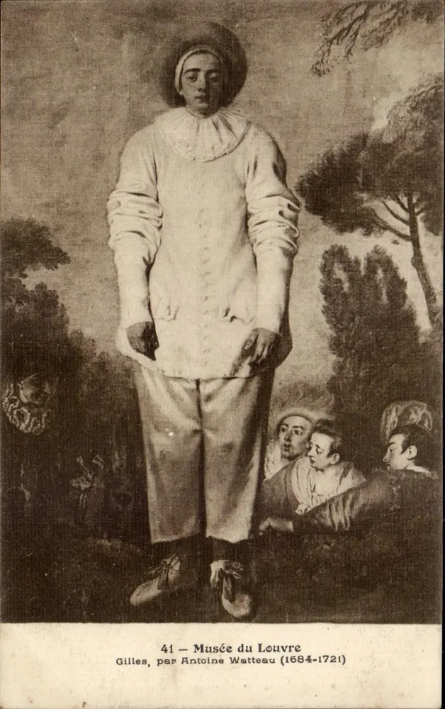 Gilles — Gemälde von Antoine Watteau (1684-1721) — Musée du Louvre - Vorderseite
