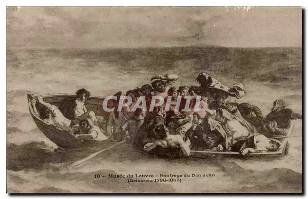 Neufrege du Don Juan — Louvre-Museum — Delacroix 1798-1863 - Vorderseite