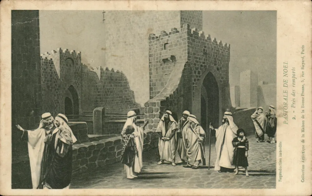 Orientalische Szene — Verstärkte Tür — Weihnachtsidylle, Paris - Vorderseite