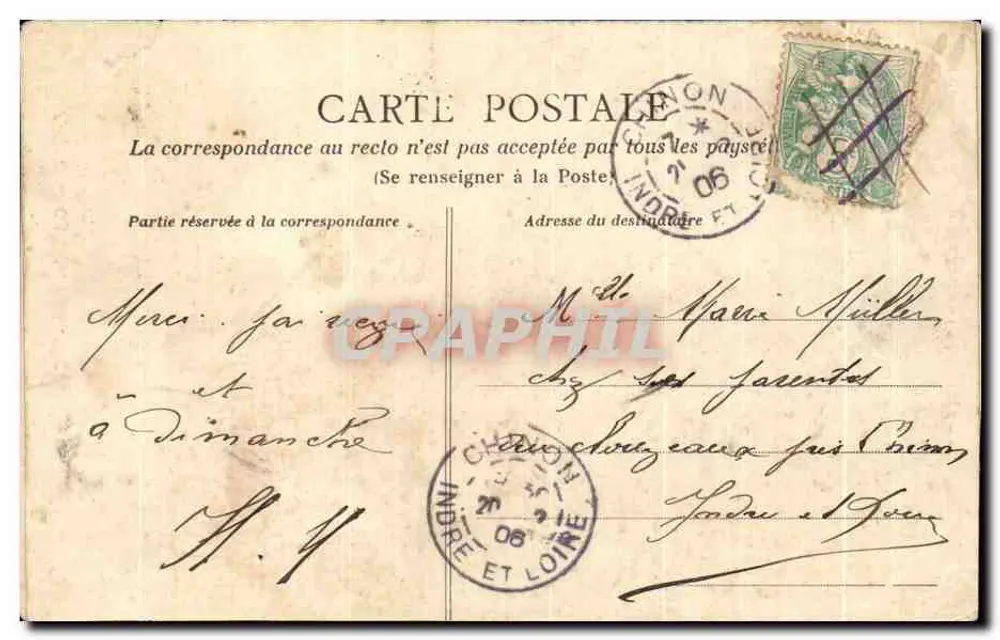 In der Normandie — Das Dominospiel — A.+D. 354 - Rückseite