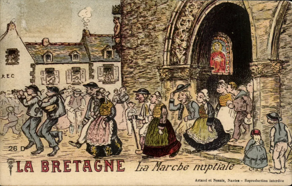 A Bretanha — A Processão Nupcial — Artaud e Nozals, Nantes - Frente
