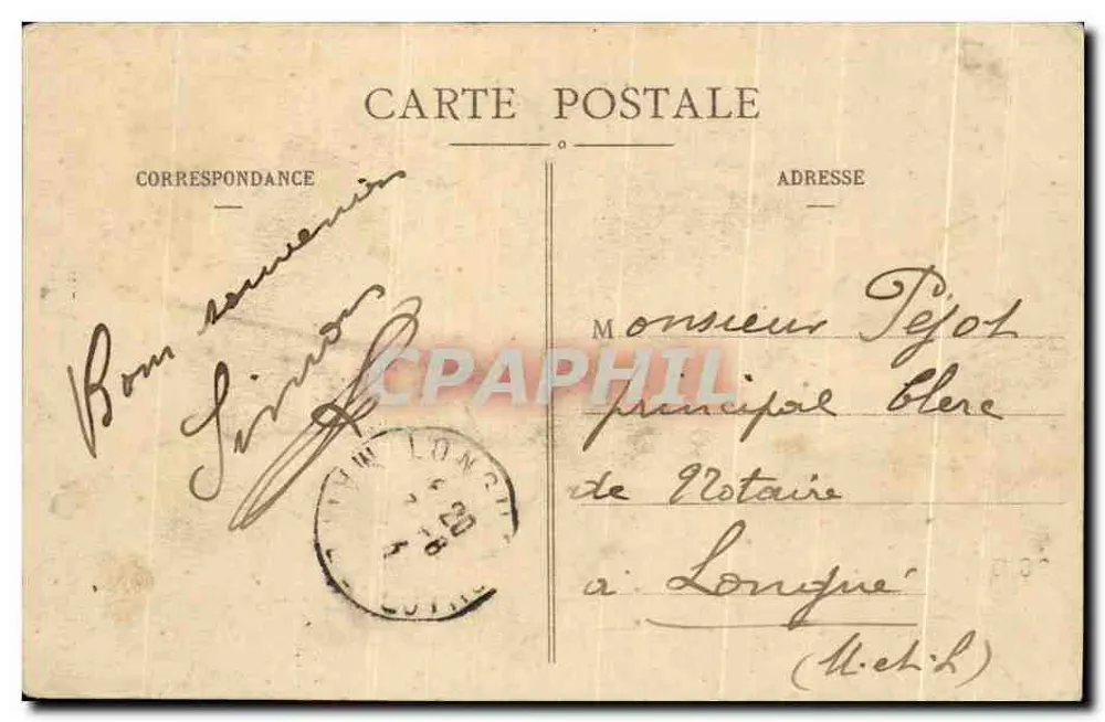 A Bretanha — A Processão Nupcial — Artaud e Nozals, Nantes - Verso