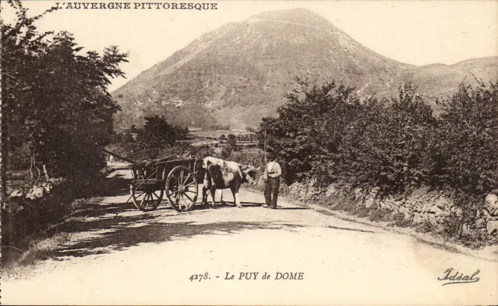 O PUY DE DOME — A Auvergne pitoresca — Ideal, n° 4278 - Frente