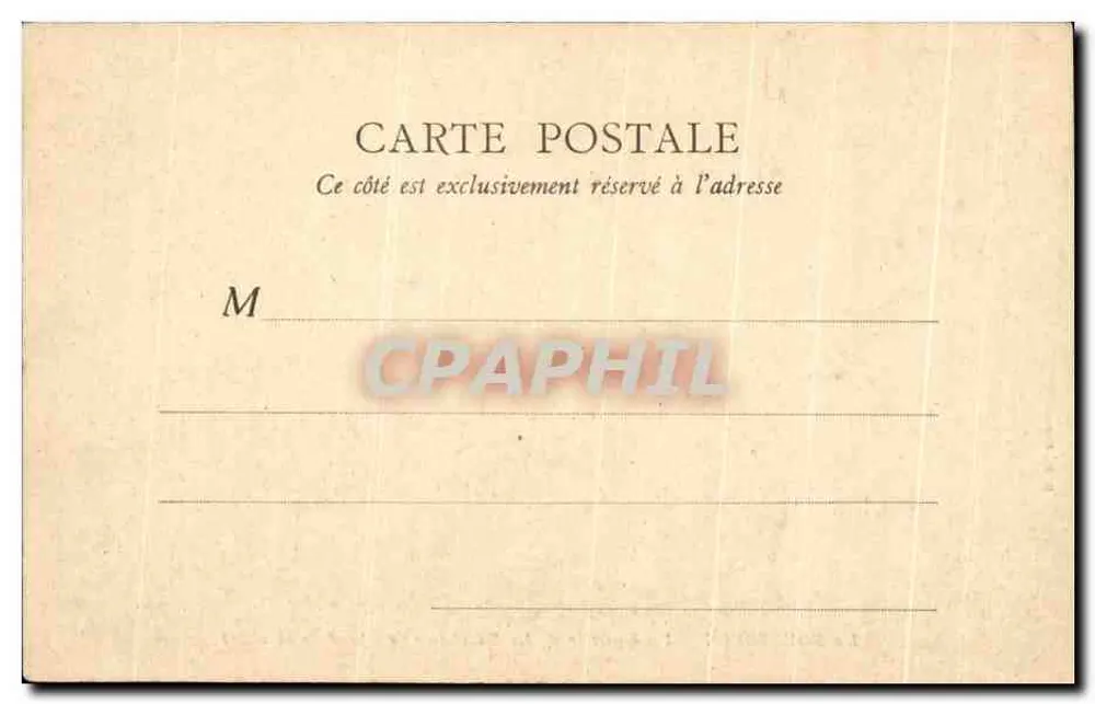 La Bourboule — Een wijk van La Bourboule (aan de rand van de stad) — B. E. Paris - Achterkant
