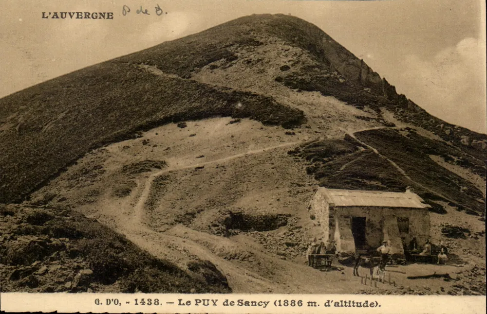 O Puy de Sancy (1886 m. de altitude) — Auvergne — G. D'O, n° 1438 - Frente