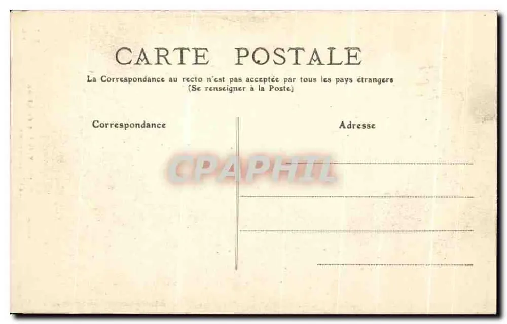 Vichy, Rue de Nîmes und Palast Élysée — Allier — 280 — M.T. I.L. - Rückseite