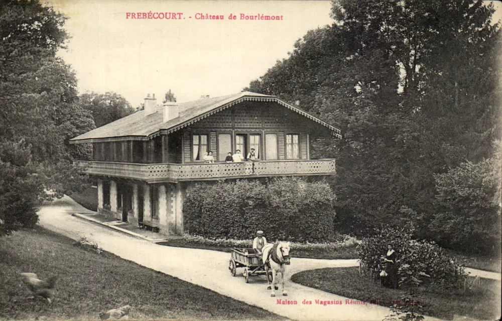 Frébécourt — Zamek Bourlémont — Maison des Magasins Réunis, wydawca - Awers