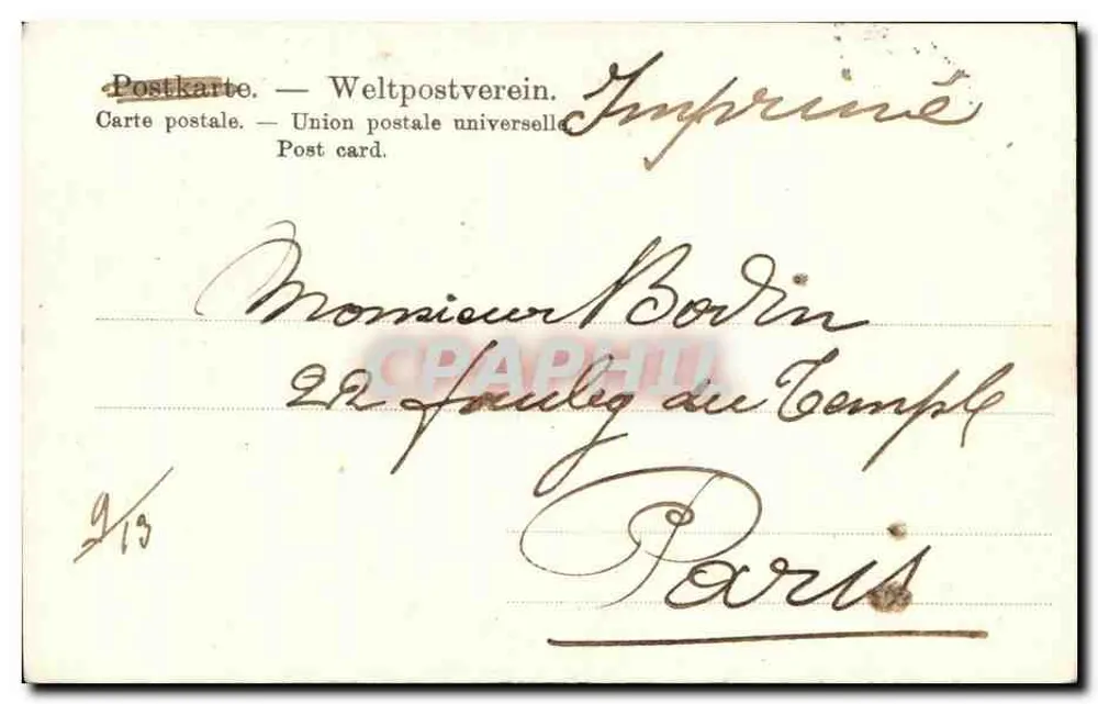 Metz — A Nova Catedral — Verlag G. Scriba, Metz - Verso