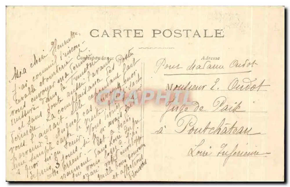 Nancy — Tor zur Craffe mit zwei pittoreschen Türmen — GEDOVIUS, NANCY - Rückseite