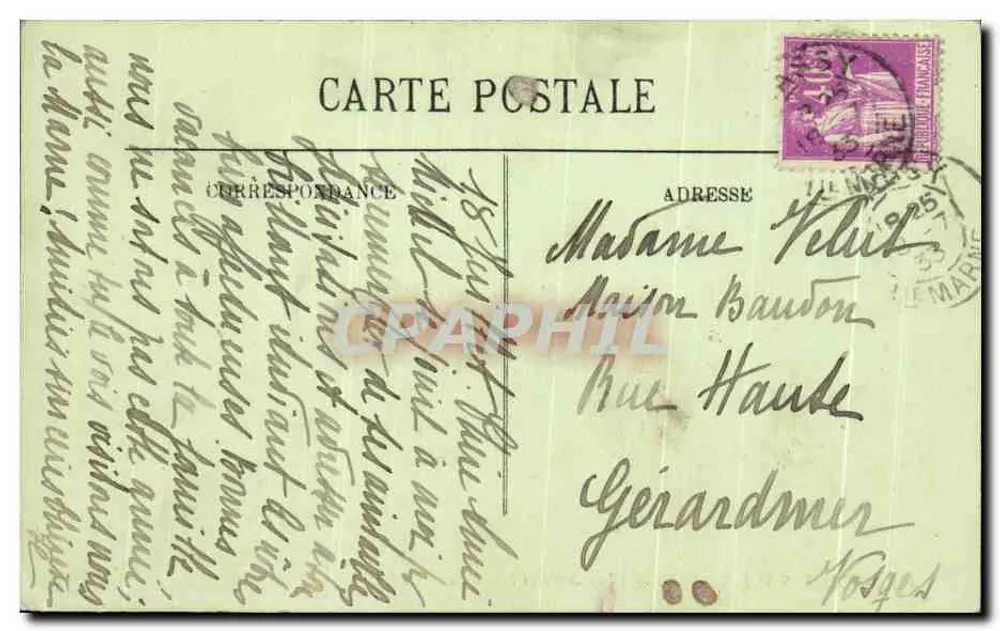 Chalons-sur-Marne — Place de l'Hôtel-de-Ville — LL. N°41 - Rückseite