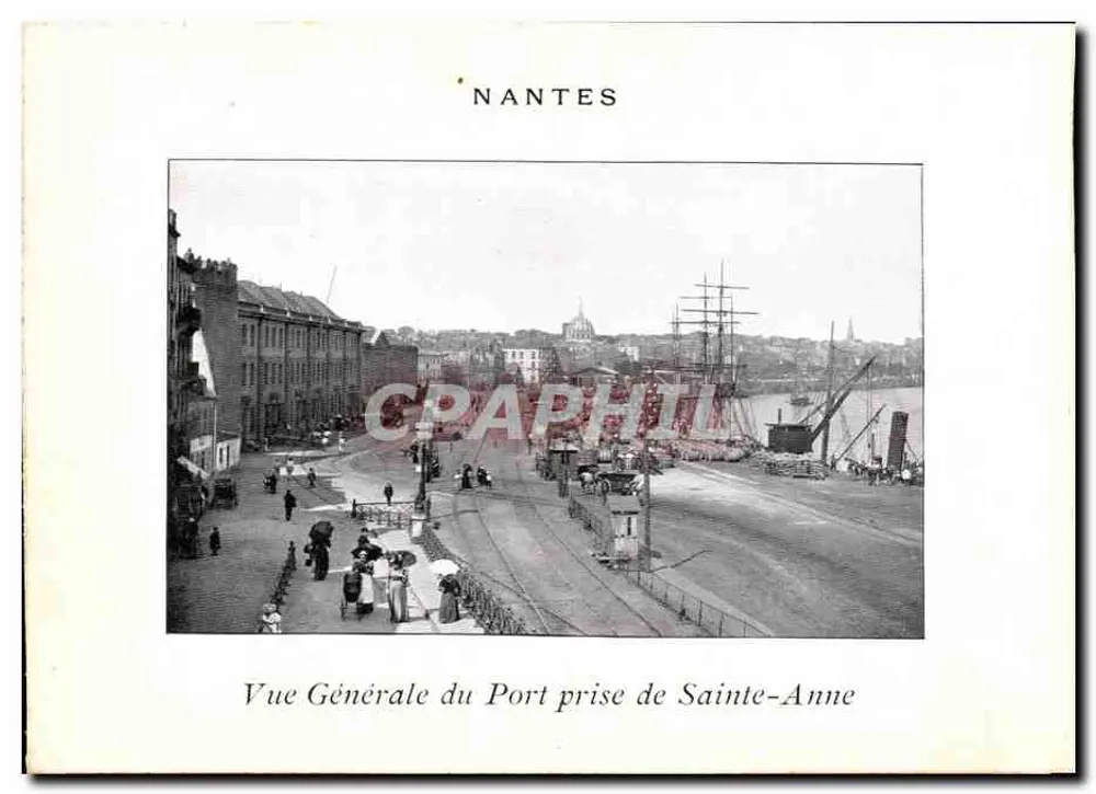 NANTES — Allgemeiner Blick auf den Hafen von Sainte-Anne - Vorderseite