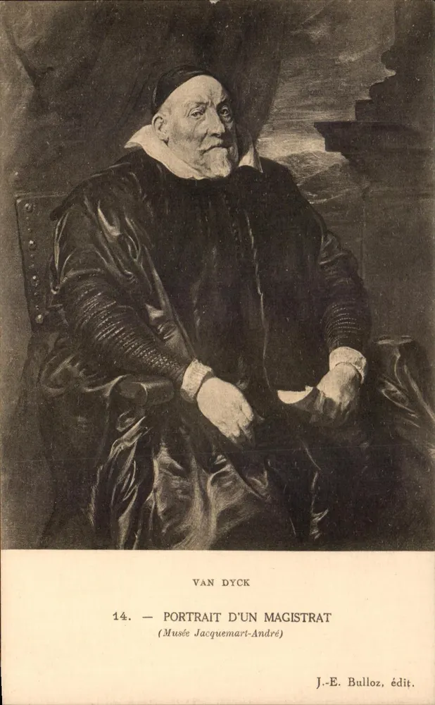 Porträt eines Richters — Van Dyck — J.-E. Bulloz, Verlag - Vorderseite