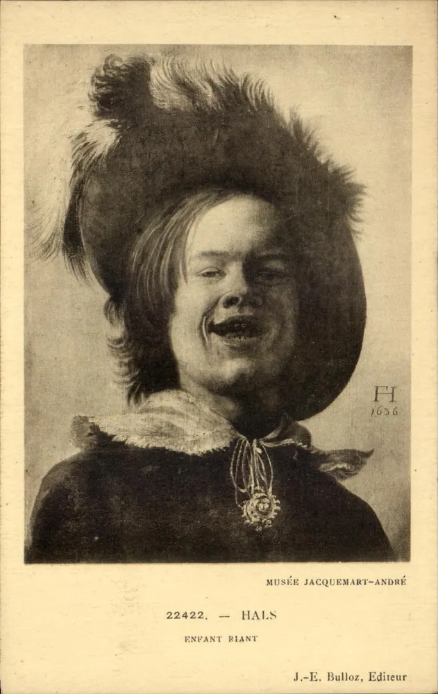 Criança Rindo — Hals — Museu Jacquemart-André, J.-E. Bulloz, Editor - Frente