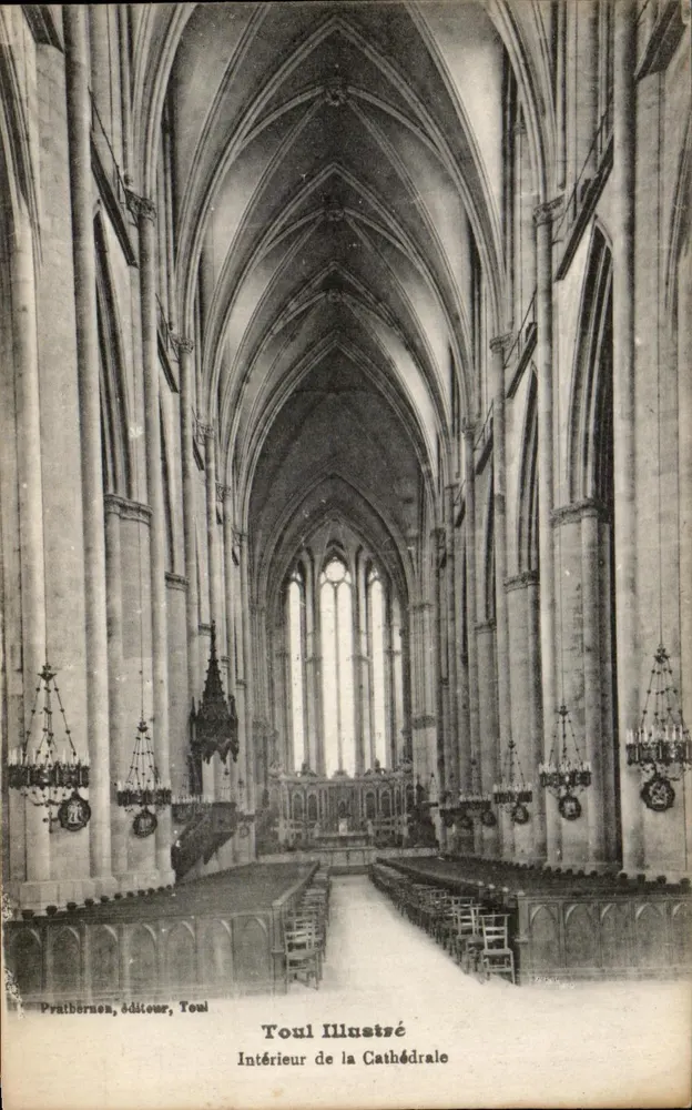 Innenansicht der Kathedrale — Toul — Pratbernon, Verlag, Toul - Vorderseite