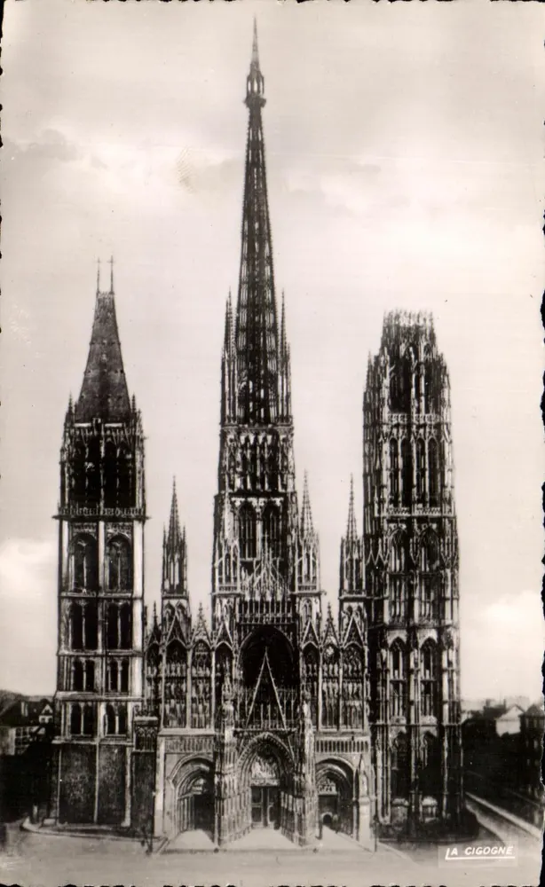 Rouen - De Kathedraal — Uitgave « La Cigogne » - Voorkant