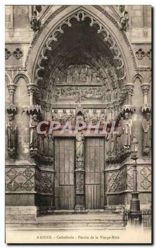 Amiens - Kathedrale - Portal der Jungfrau Maria - Vorderseite