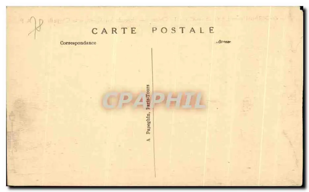 St-GERMAIN-en-LAYE — Le Château pris du Rond-Point de la Terrasse — A. P. - Rückseite
