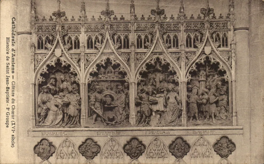 Kathedrale von Amiens — Chor des Heiligen Johannes Baptist — 2. Gruppe (16. Jahrhundert) - Vorderseite