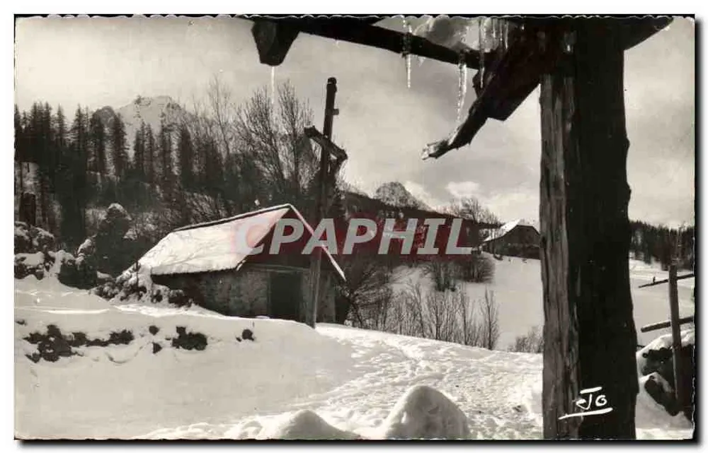 Pittoreske Alpen — Schneelandschaft — ABEL, Verlag - Vorderseite