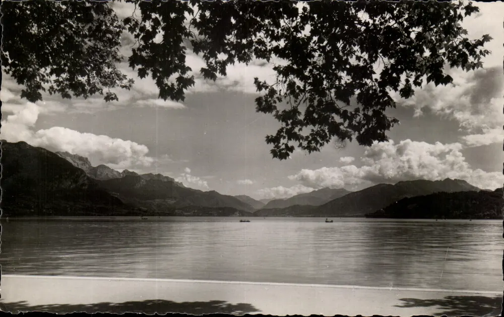 Lago d'Annecy — Alta Saboia — Edições G. MONTCHET, Annecy - Frente