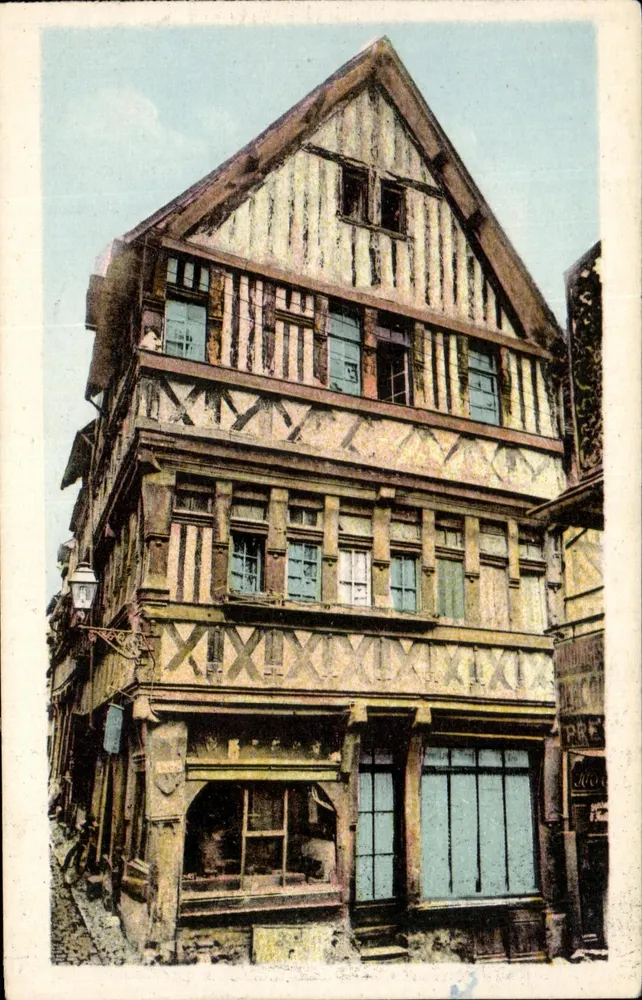 Alte Häuser — Rue de la Paix — Carte La Gagnière, n°25 - Vorderseite