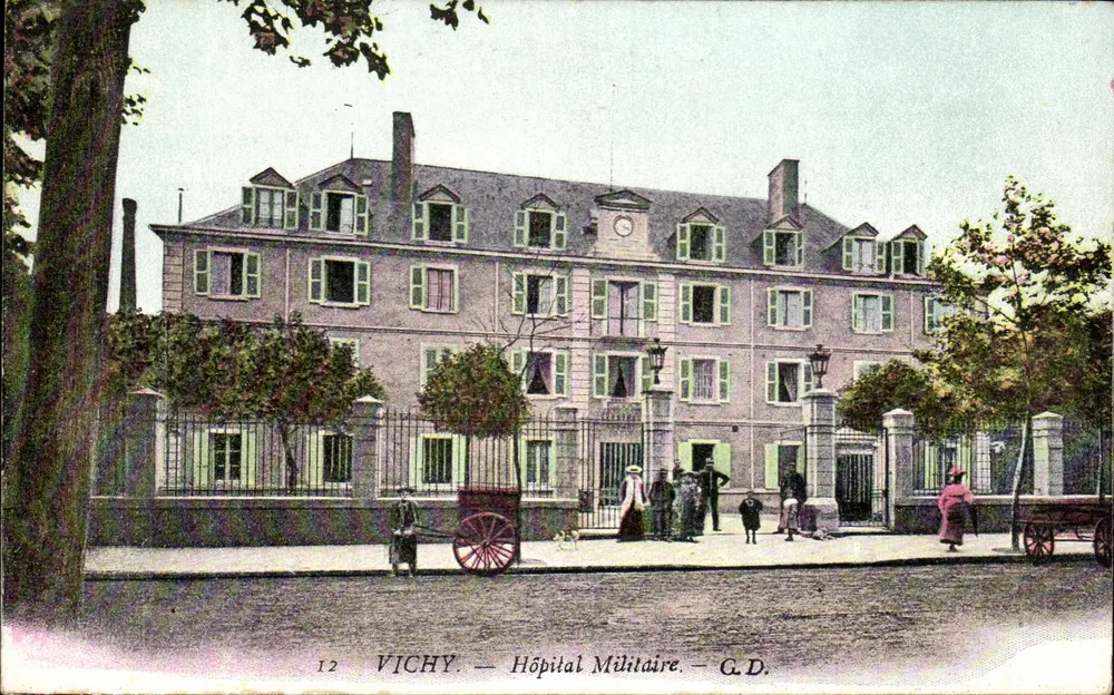 Vichy — Militärkrankenhaus — G.D. - Vorderseite