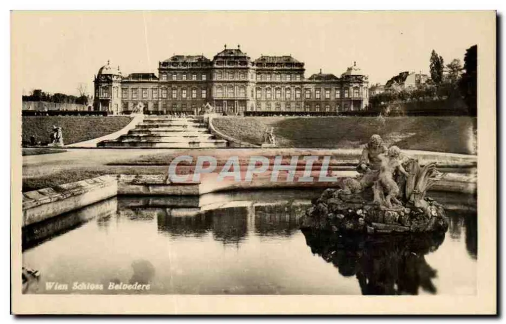 Schloss Belvedere — Wenen — Uitgever: Edite Photographie - Voorkant