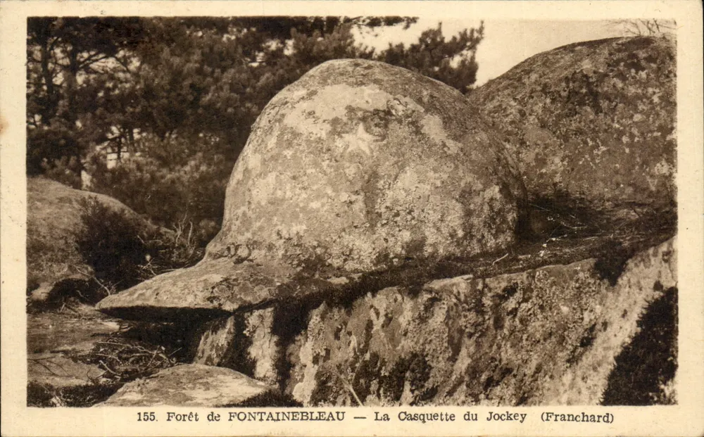 Wald von FONTAINEBLEAU — Der Hut des Jockeys (Franchard) — n°155 - Vorderseite