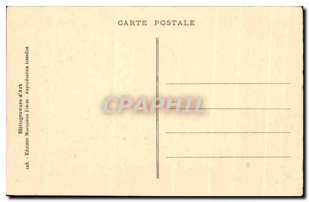 Grenoble - Ansicht der Place Victor-Hugo und der Festungen — Éditions Mannono Fîtes, n°108 - Rückseite