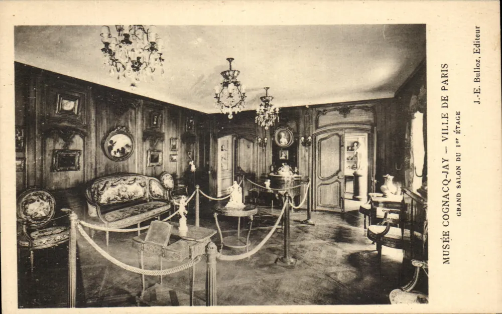 Musée Cognacq-Jay — Grand Salon du 1er étage — J.-E. Bulloz, Verlag - Vorderseite