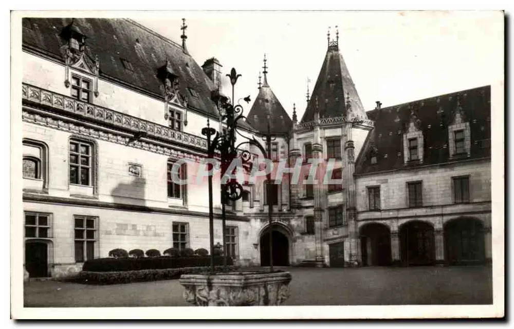Chaumont-sur-Loire — Das Schloss. Ehrenhof — Edition Studio Lefroid, Tours - Vorderseite