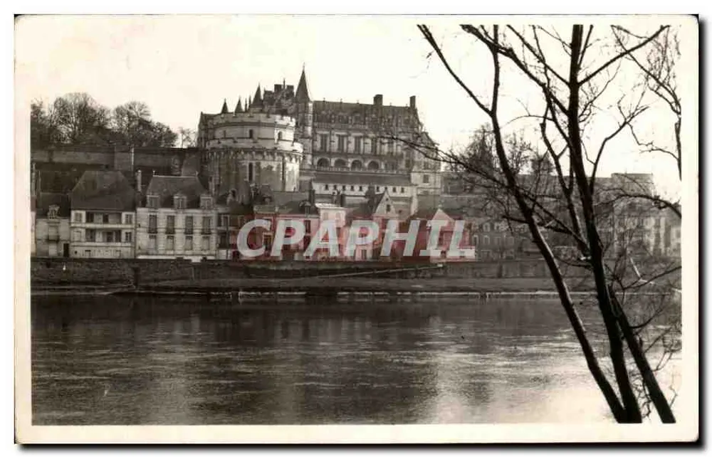 Amboise - O Castelo — época romana e século XV — Édition Lefroid, Tours - Frente