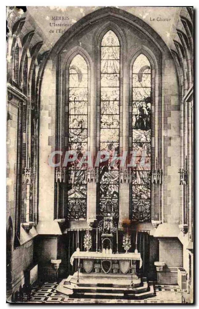 Merris — O Interior da Igreja — O Coro - Frente