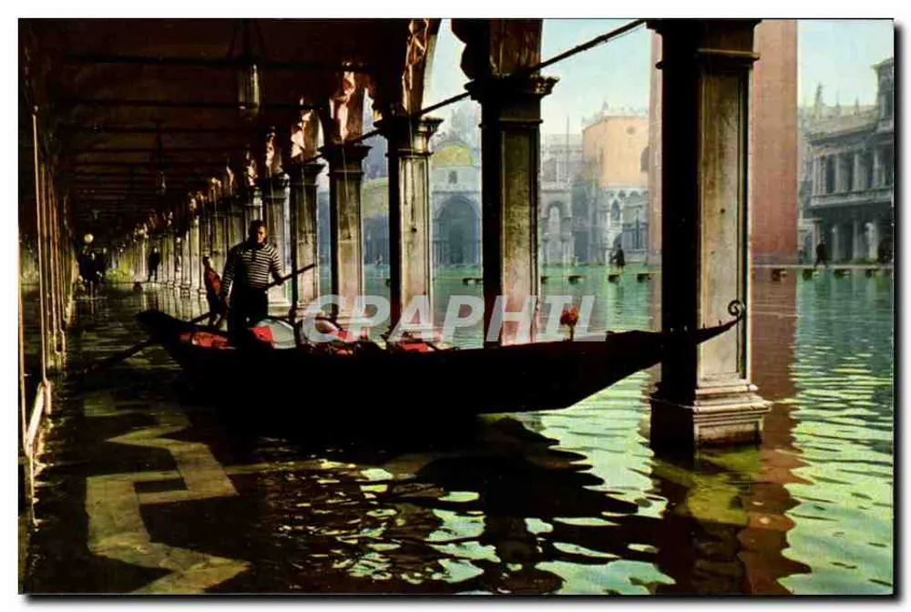 Venedig — Piazza San Marco (acqua alta) — Ed. Benedetti Roberto - Venedig - Vorderseite