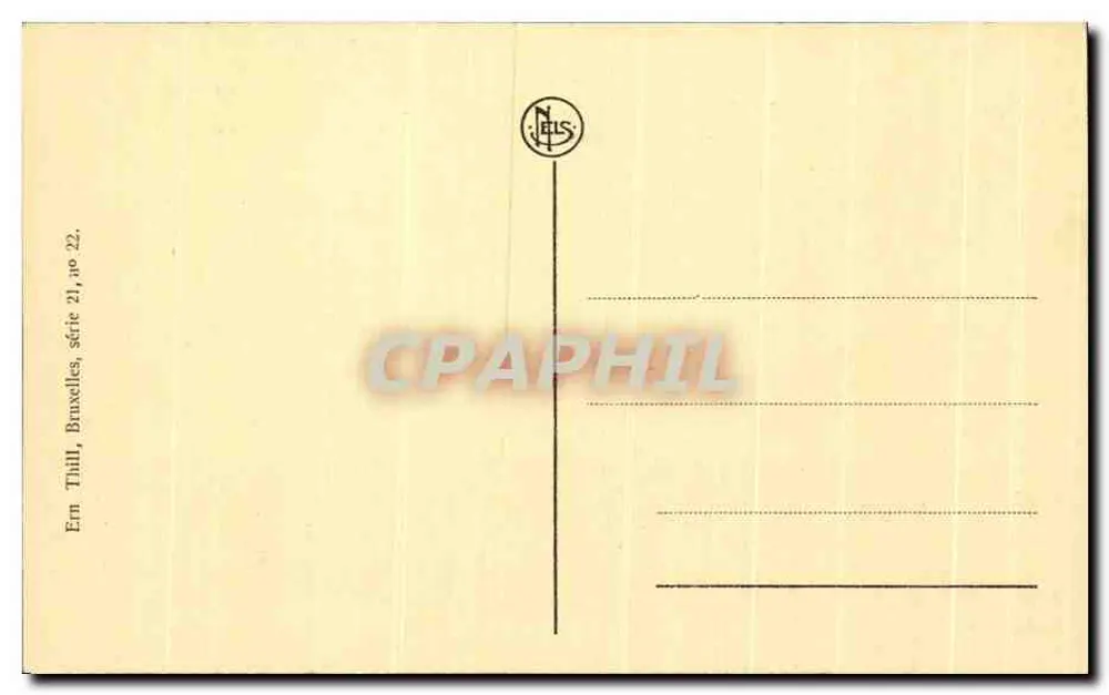 Malines — Rathaus und ehemalige Leinenhalle — Verlag N. Thill, Serie 21 - Rückseite