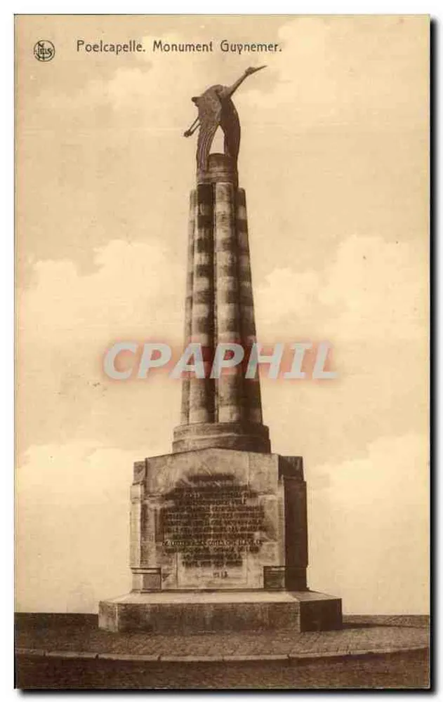 Poelcapelle. Monument Guynermer. — Editor Nels, série 19, n° 72. - Frente