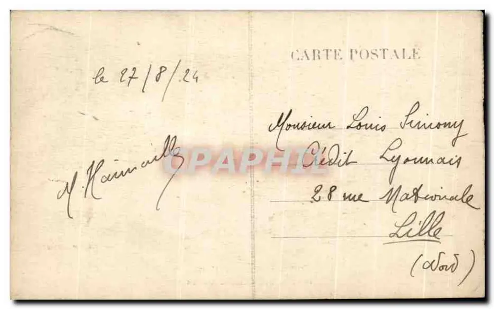 Poço de Padirac (Lot) — Lago dos Grandes Gours — editor desconhecido, n° 14 - Verso