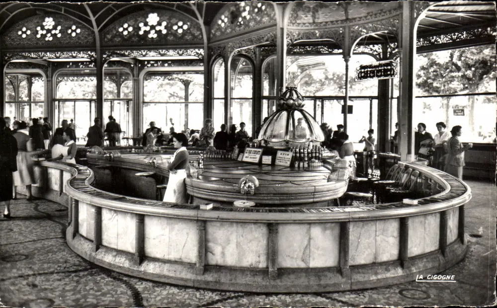 La Cigogne — Bar a cocktail — Edizioni dell'Hôtel de Ville, Vichy - Recto