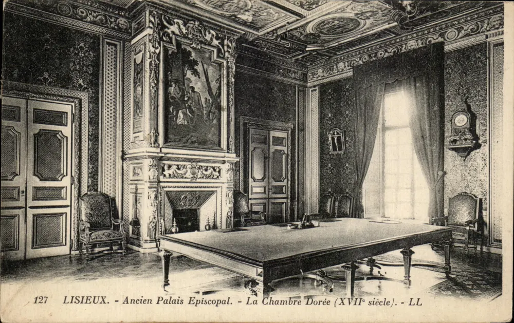 Lisieux - Ancien Palais Épiscopal - La Chambre Dorée (XVIIe siècle) - LL - Vorderseite