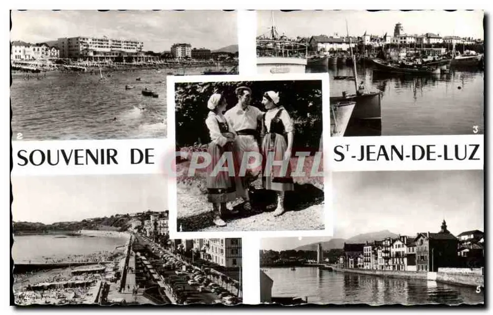 Saint-Jean-de-Luz — Lembrança — Edições Lecourbe - Frente