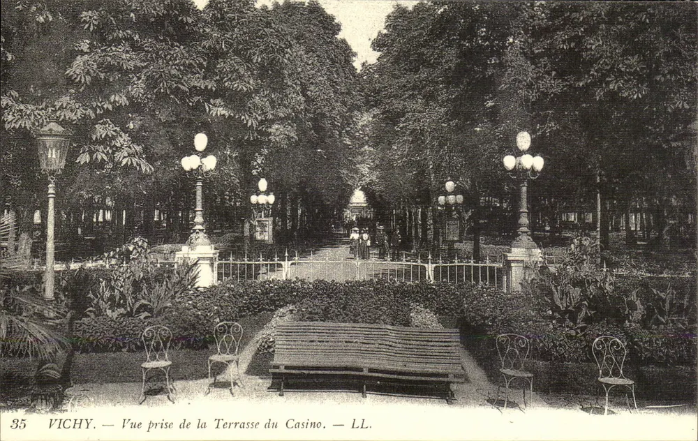 Vichy — Ansicht vom Casino-Terrassen — LL. — n°35 - Vorderseite
