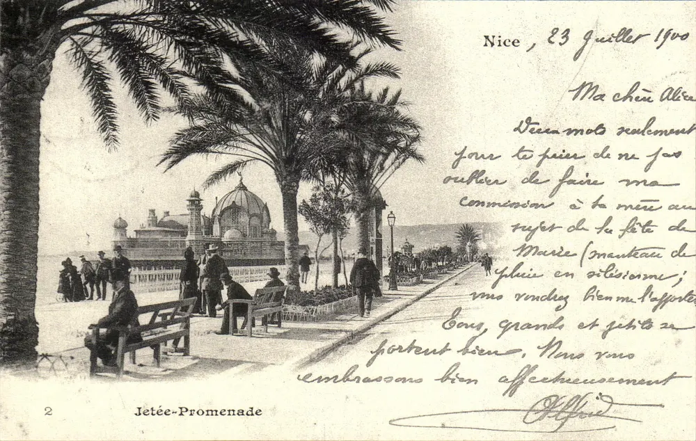 Pier-Promenade — Nice — Editor L'Aurore, n°6 - Frente
