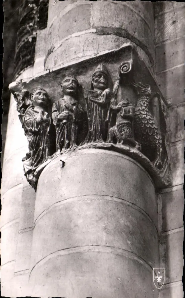 Igreja de Cunault — capitel romano — Éditions du LYS - Frente