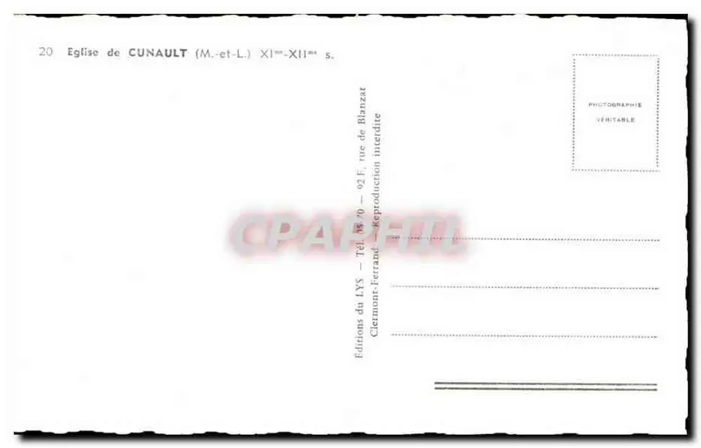 Igreja de Cunault — capitel romano — Éditions du LYS - Verso