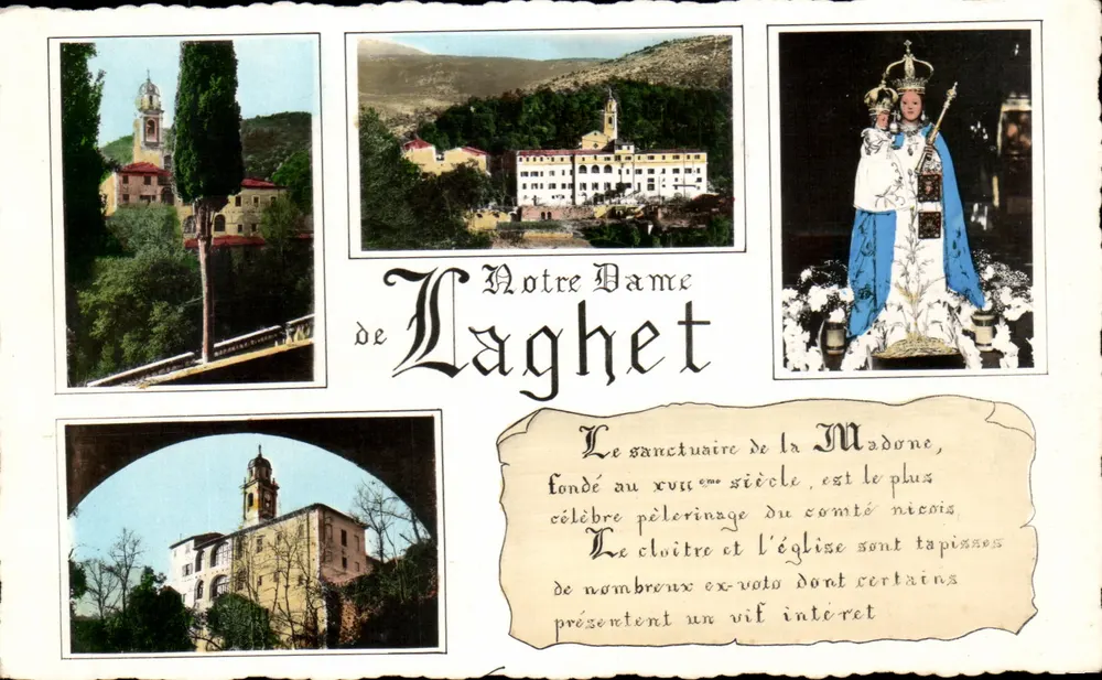 Nossa Senhora de Laghet — Santuário e Igreja — Edições G. Blanc-Partin - Frente
