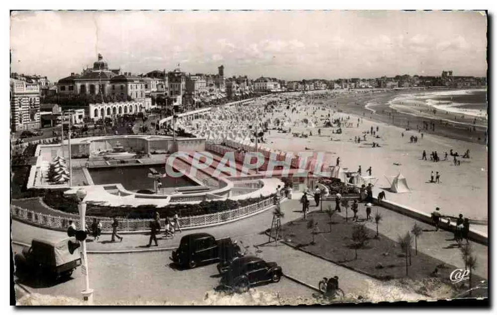 Les Sables-d'Olonne — Ansicht des Remblais und der Placine — Réal-Photo - Vorderseite