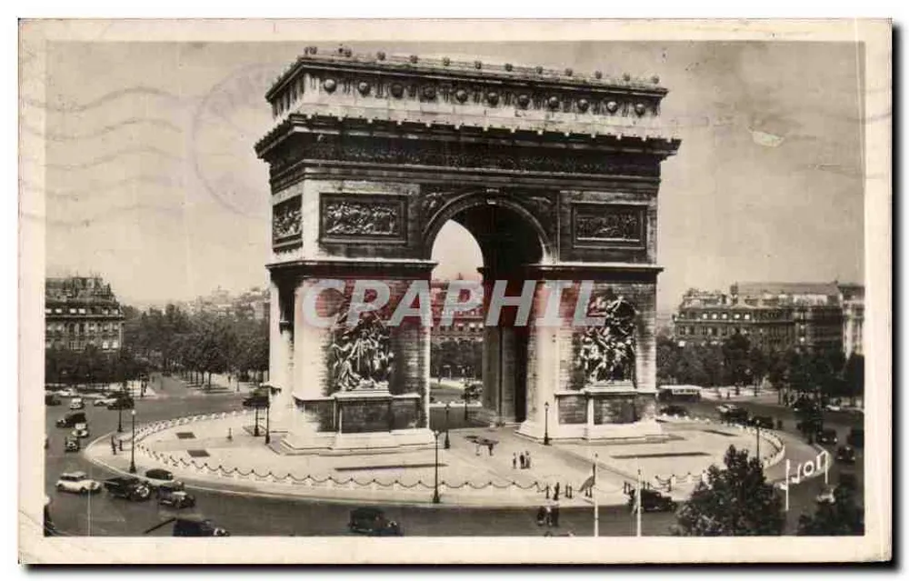 Arc de Triomphe — Paris — Éditions d'Art Flanant - Vorderseite