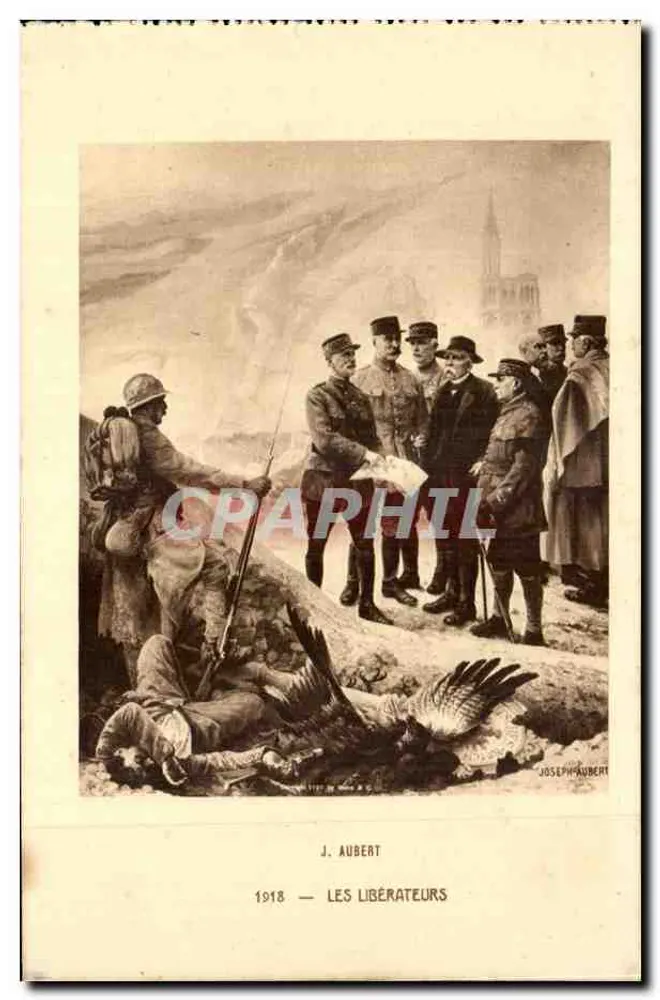 Die Befreier — 1918 — J. Aubert - Vorderseite